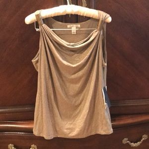 Cute gold Kenneth Cole top size petite large